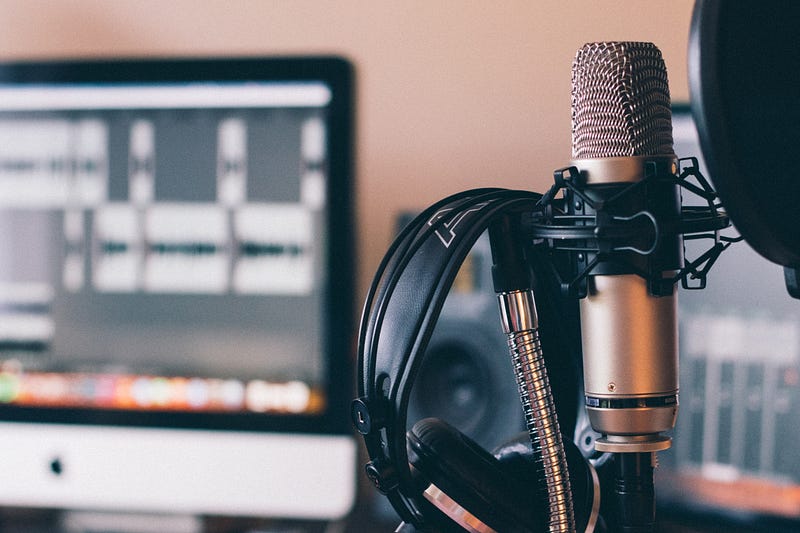 High-quality audio equipment for podcasting