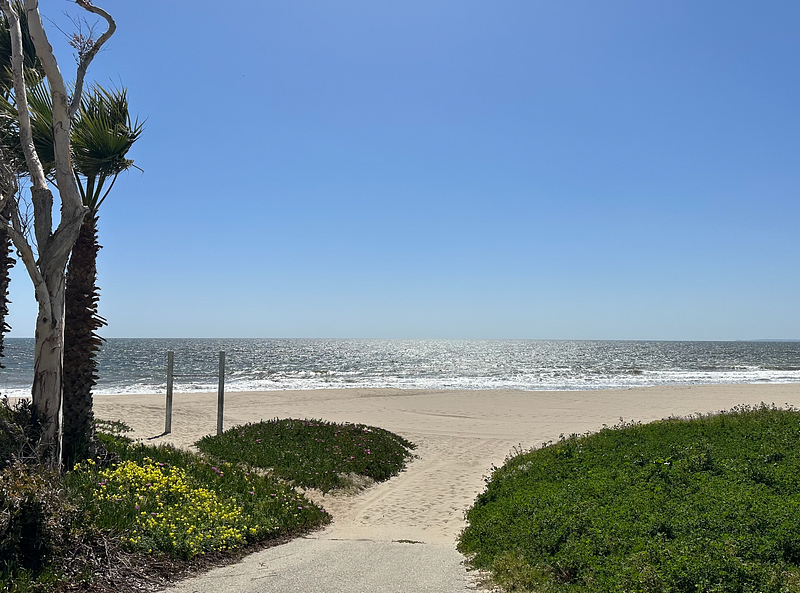 A peaceful beach setting for inspiration