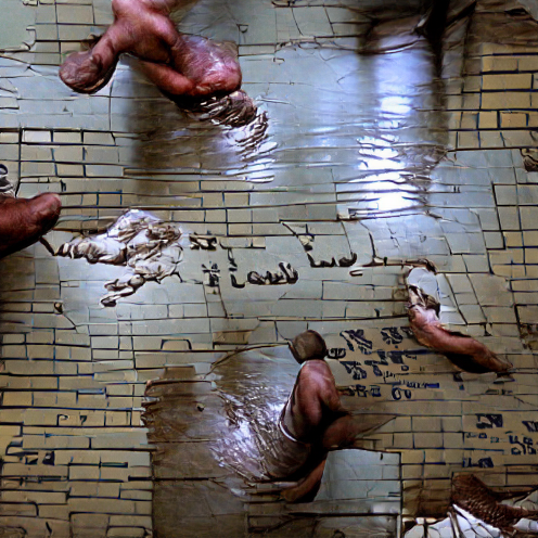 AI-generated painting of The Shawshank Redemption