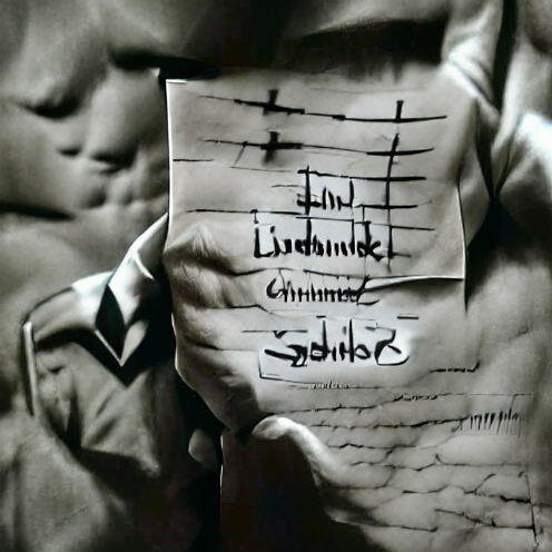 AI-generated painting of Schindler’s List