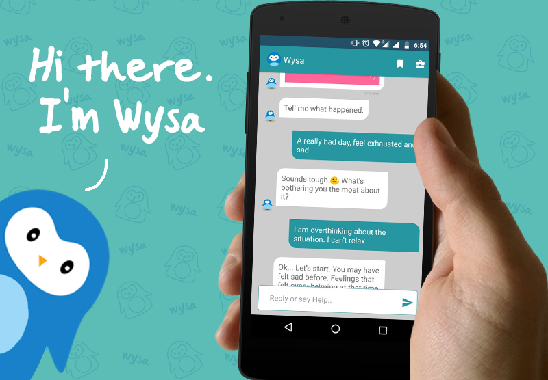 Wysa - An emotionally intelligent chatbot for emotional support