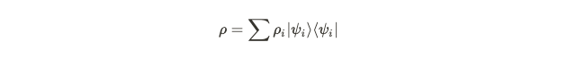 Conceptual illustration of density matrices in quantum states