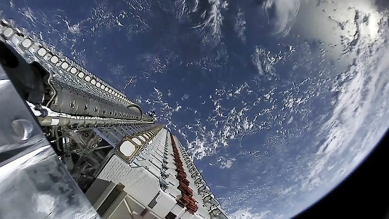 Starlink satellites prepared for launch