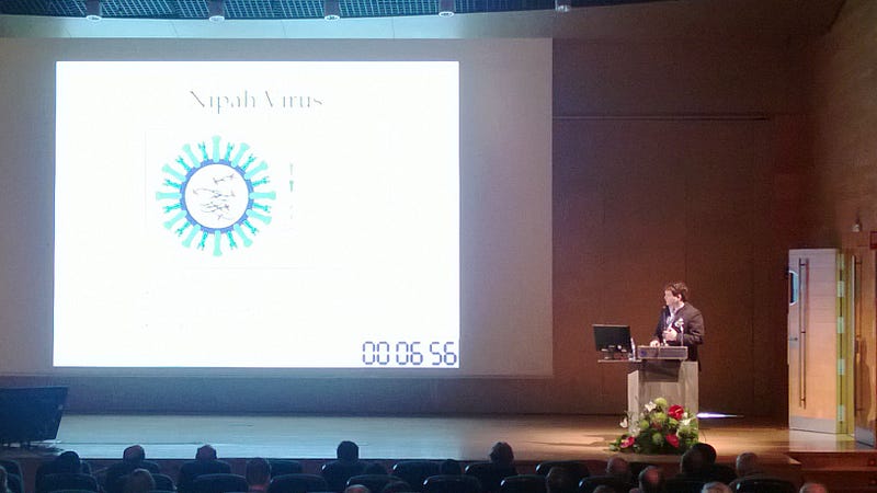 Speaker at an international congress discussing Nipah virus