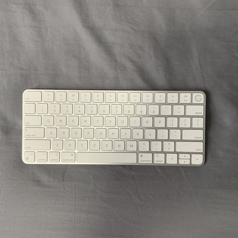 Key feedback on Apple Magic Keyboard