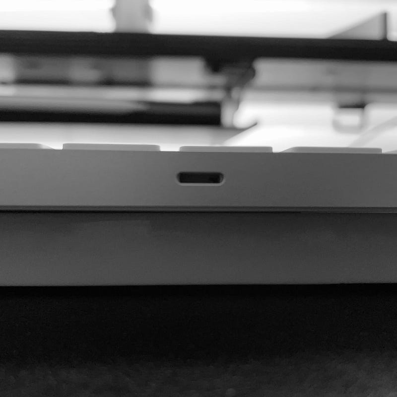 Charging port on Apple Magic Keyboard