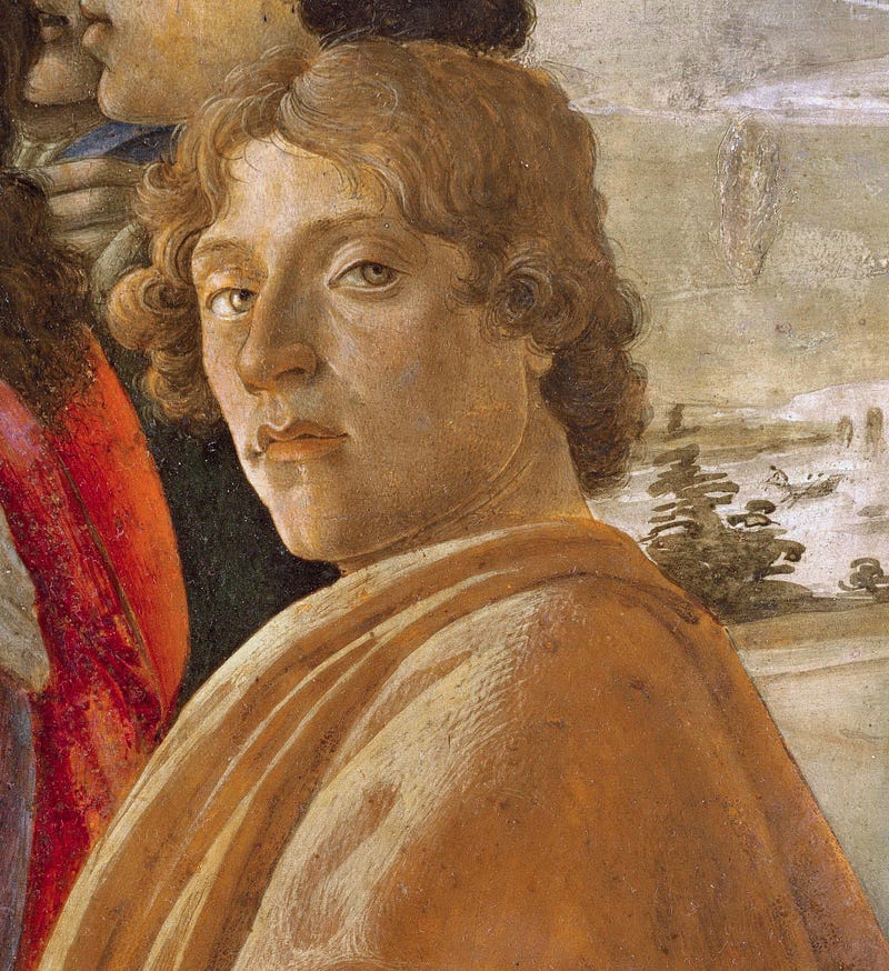 Self-portrait of Sandro Botticelli