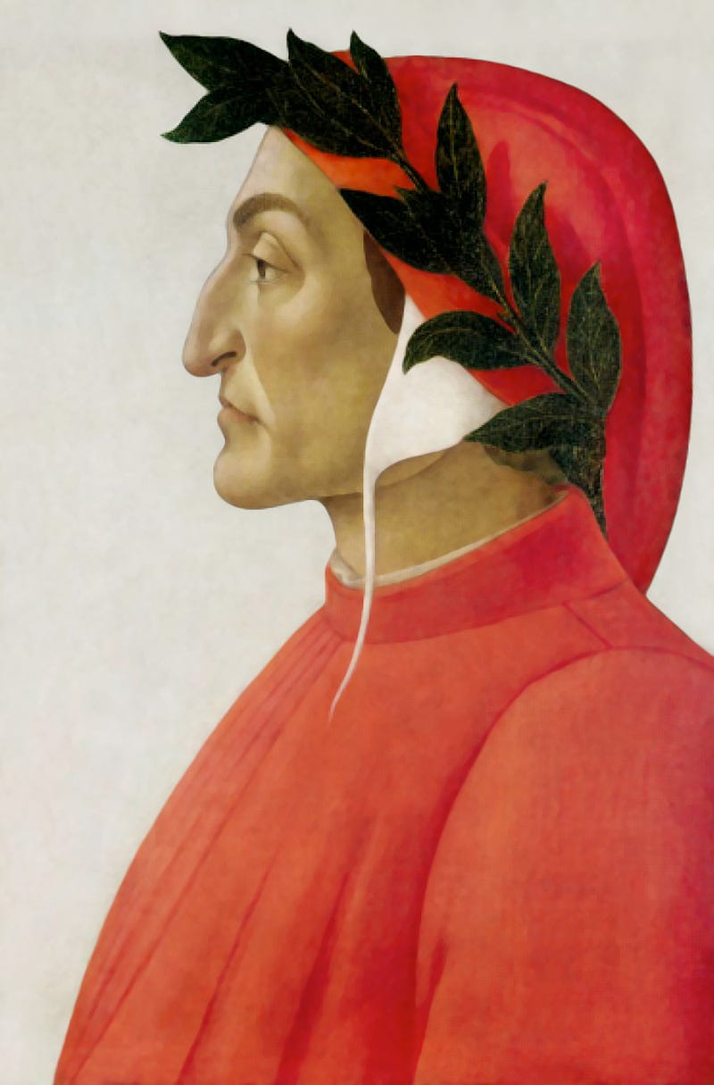 Dante Alighieri Portrait by Botticelli