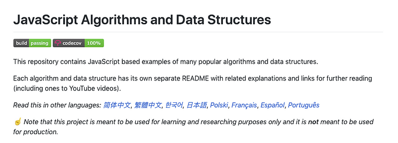 Extensive examples of algorithms and data structures