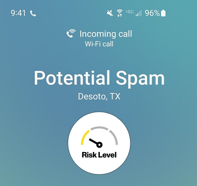 Annoying spam calls