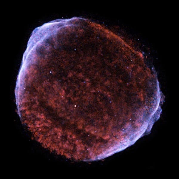 Nebula resulting from the SN 1006 supernova explosion