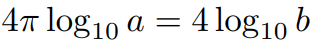 Rearranging Logarithmic Expressions