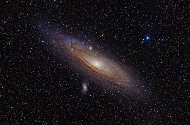 Andromeda Galaxy as Seen from Earth